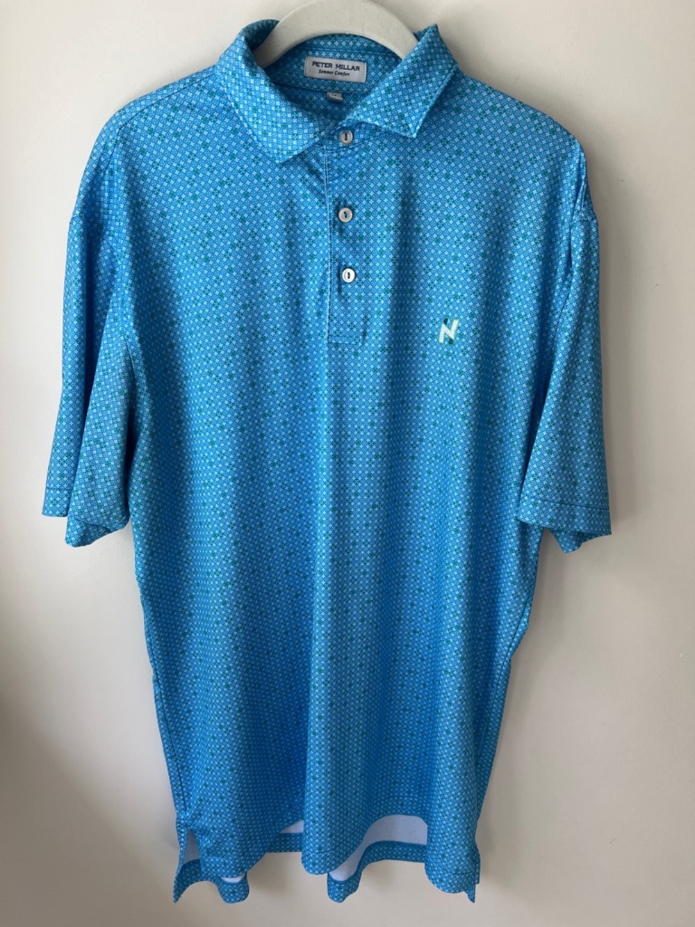 Peter Millar Hudson National Golf Summer Comfort  Polo Shirt Medium M